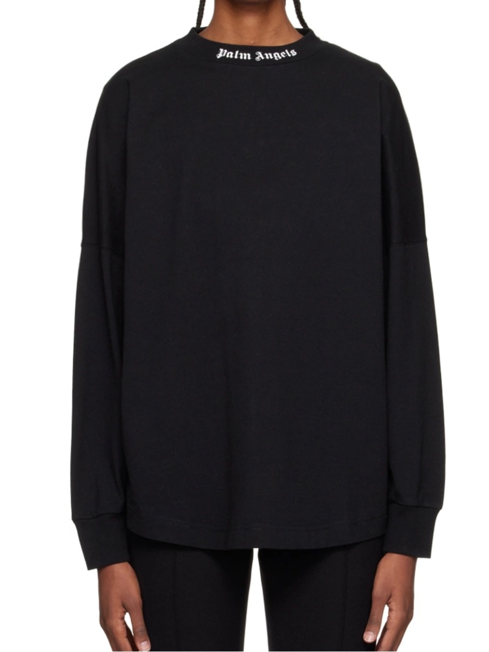 Palm Angels Long Sleeve Mock Neck